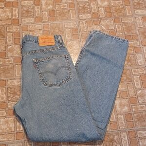 Levi's Men's Blue Straight Jeans 550 Levi's 34x34